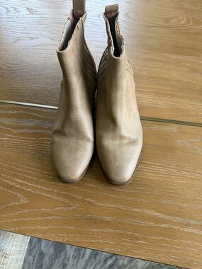 Women's Tan Chelsea Booties - Sleek Slip-On Ankle Boots